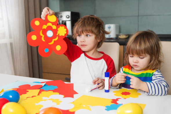 image of the students showing their diy crafts